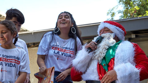 Celebración de Navidad en Fundación Gantz