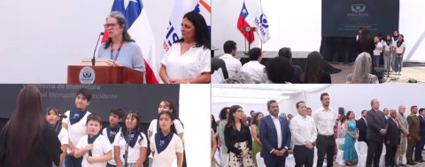 Fiscalía Metropolitana Occidente invita a Coro de Niños de Fundación Gantz a ceremonia de investidura.