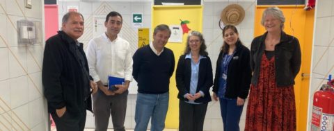Diputado Agustín Romero y concejal Cristian Ballesteros visitan Fundación Gantz