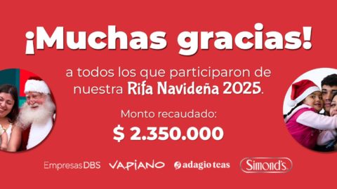 Rifa Navideña 2025 de Fundación Gantz recauda $2.350.000 para apoyar el tratamiento de pacientes con fisura labiopalatina