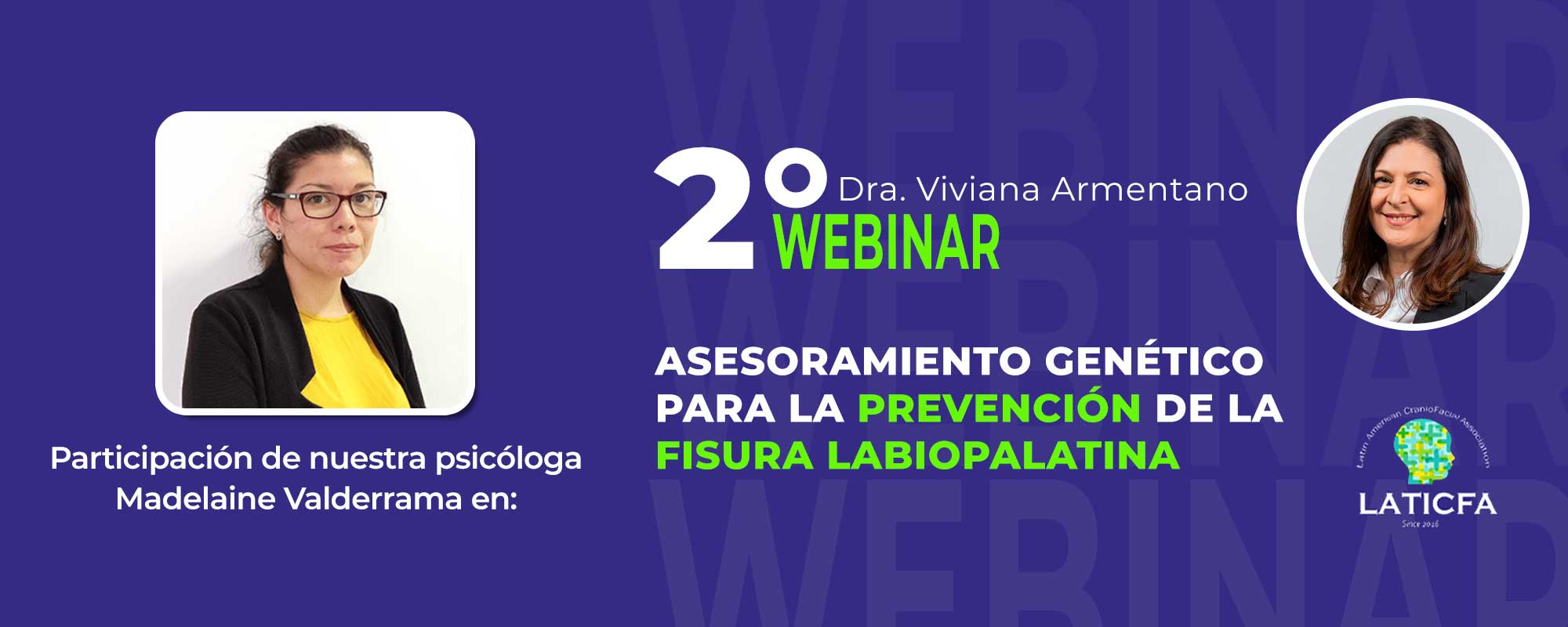 Psicóloga de Fundación Gantz asiste a webinar sobre asesoramiento genético para prevenir la fisura labiopalatina